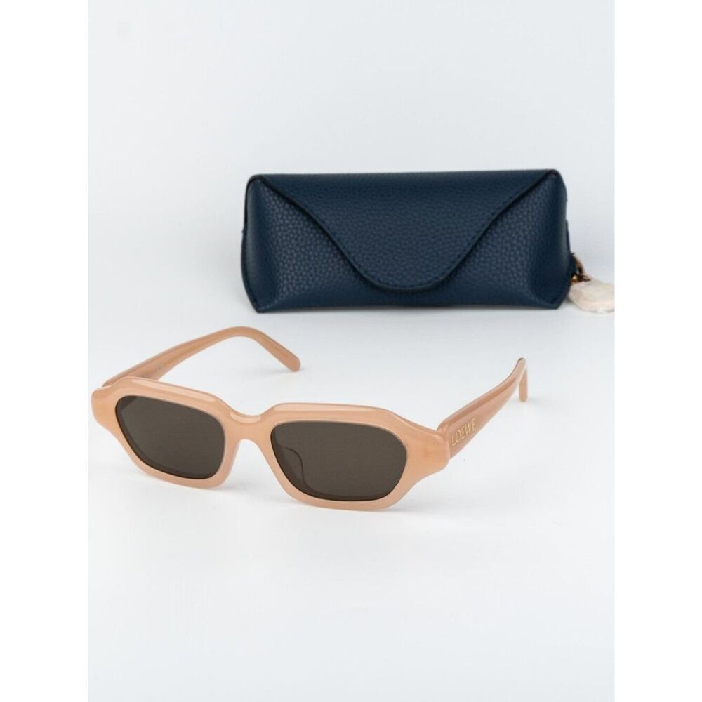 Loewe Women Sunglasses Pink Grey Rectangle LW40157U SLIM 72E NEW AUTHENTIC